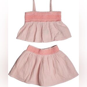 Baby GAP Toddler Crinkle Gauze Smocked Outfit Set - Like New - Size 3 year